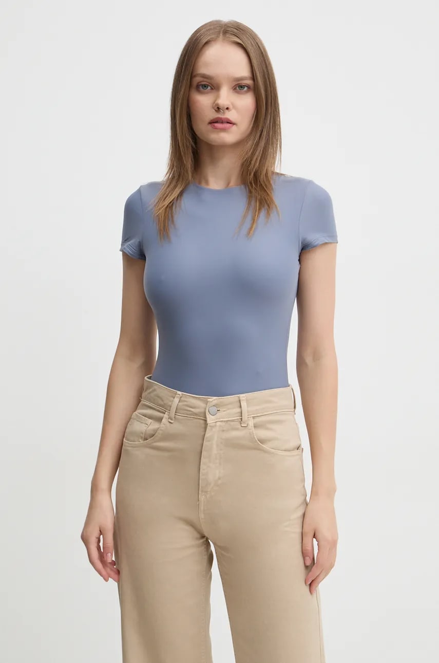 Abercrombie & Fitch body femei, culoarea violet, KI139-1179 Abercrombie & Fitch body femei, culoarea violet, KI139-1179