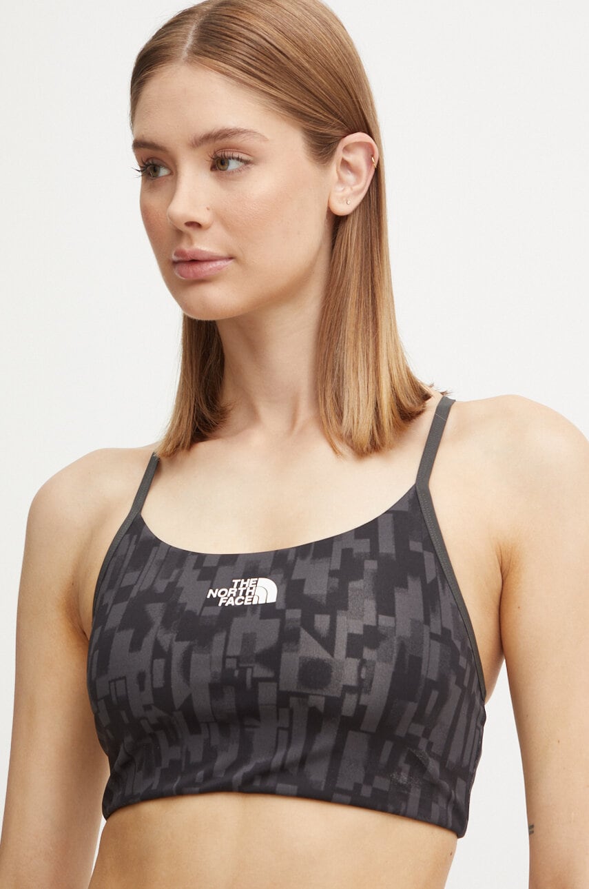 The North Face sutien sport Flex Light culoarea gri, modelator, NF0A89567OP1