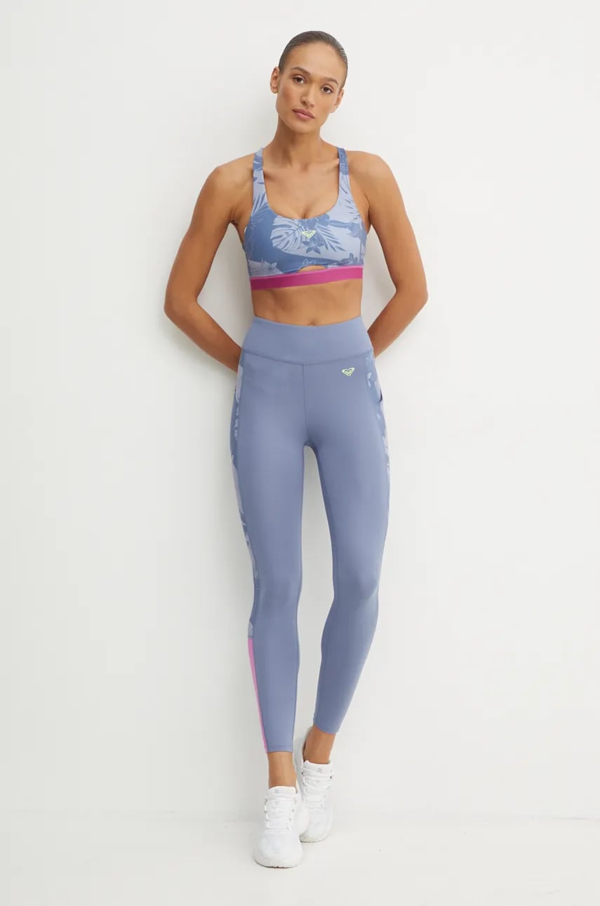 Спортивный бюстгальтер Roxy Pure Pursuit узорный ERJKT04199 Спортивный бюстгальтер Roxy Pure Pursuit узорный ERJKT04199
