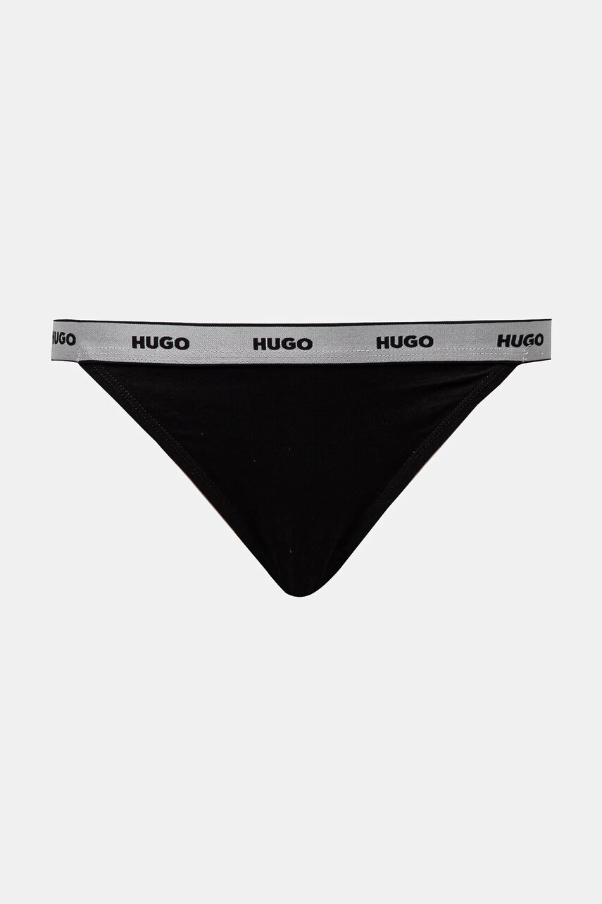 Стринги HUGO 3 шт цвет чёрный 50527212 Стринги HUGO 3 шт цвет чёрный 50527212