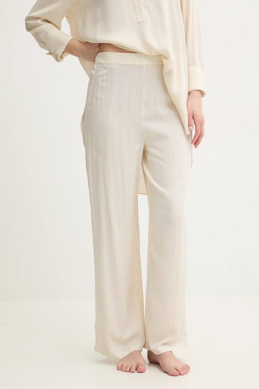 Calvin Klein Underwear spodnie piżamowe damskie kolor biały 000QS7257E