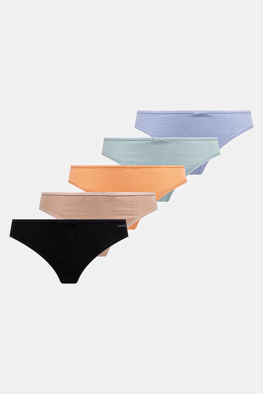 

Прашки Calvin Klein Underwear (5 чифта) в оранжево 000QD5250E, Черен