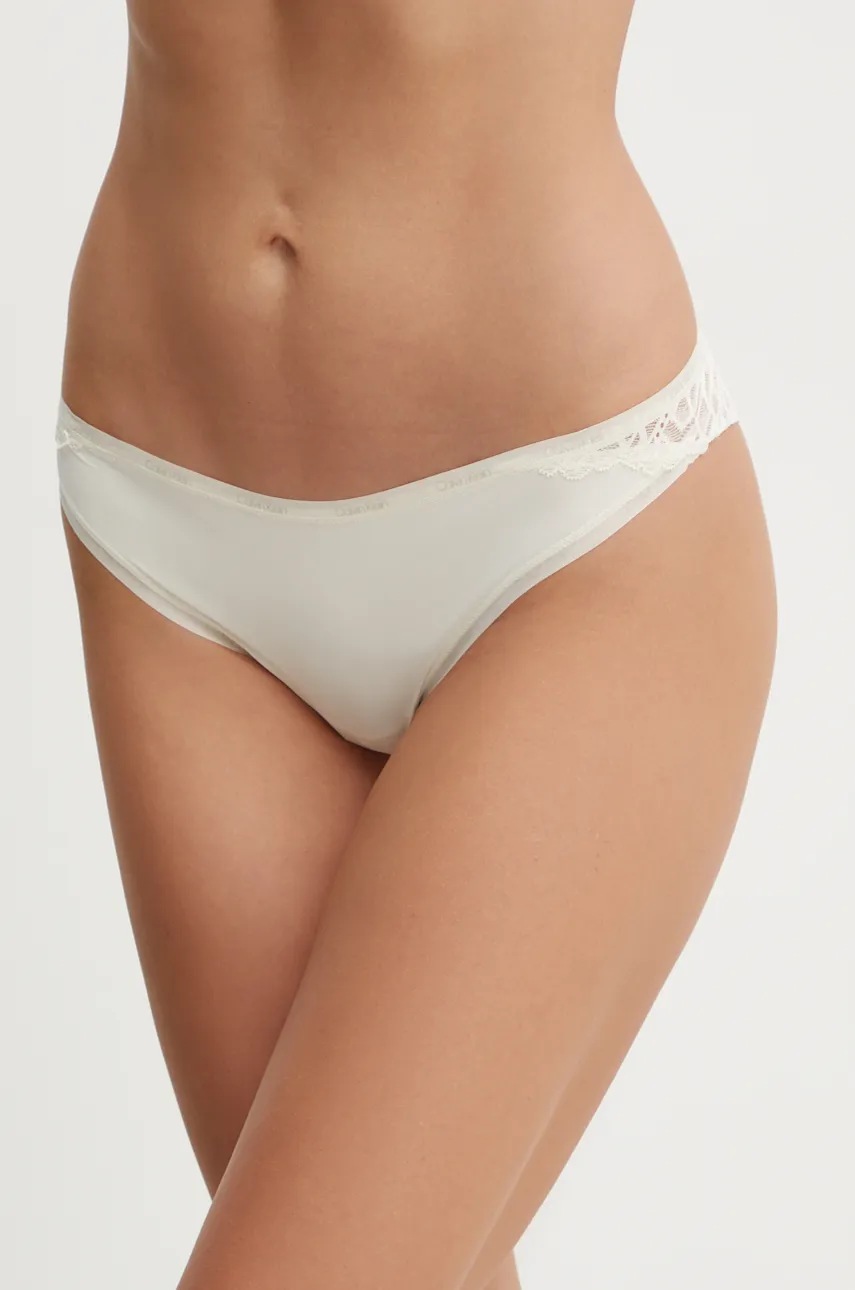 

Бикини тип бразилиана Calvin Klein Underwear в бежово 000QF7829E, Бежов