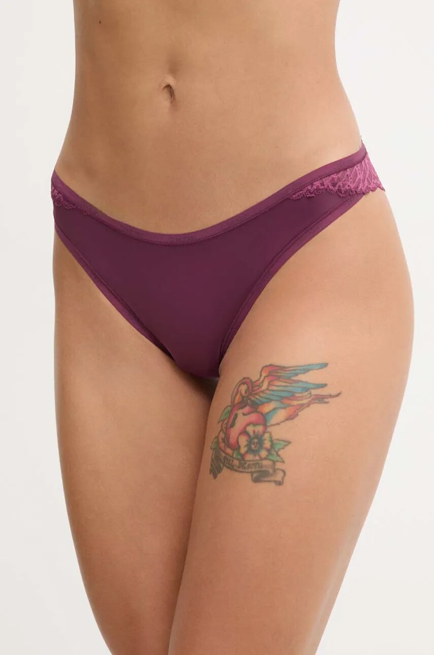 

Бикини тип бразилиана Calvin Klein Underwear в розово 000QF7829E, Бордо