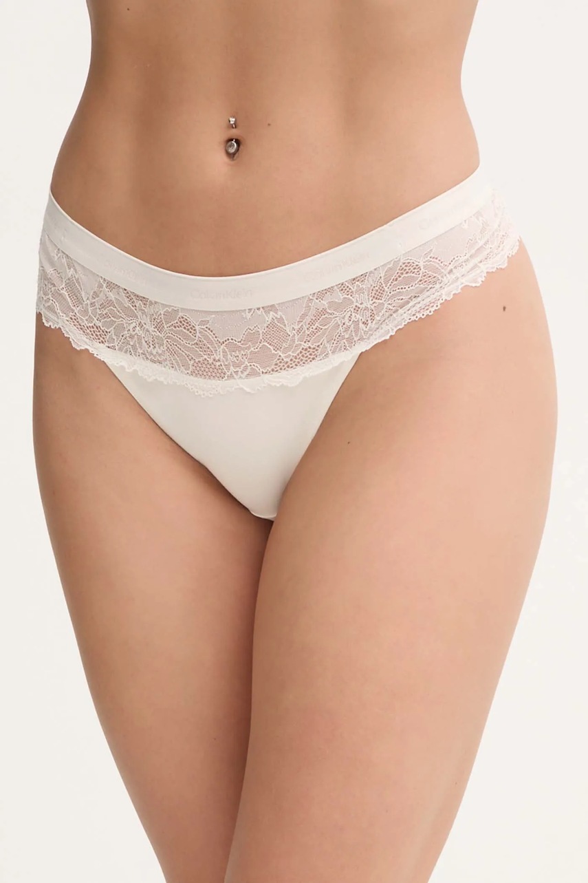 

Прашки Calvin Klein Underwear в бяло 000QF7980E, Бежов
