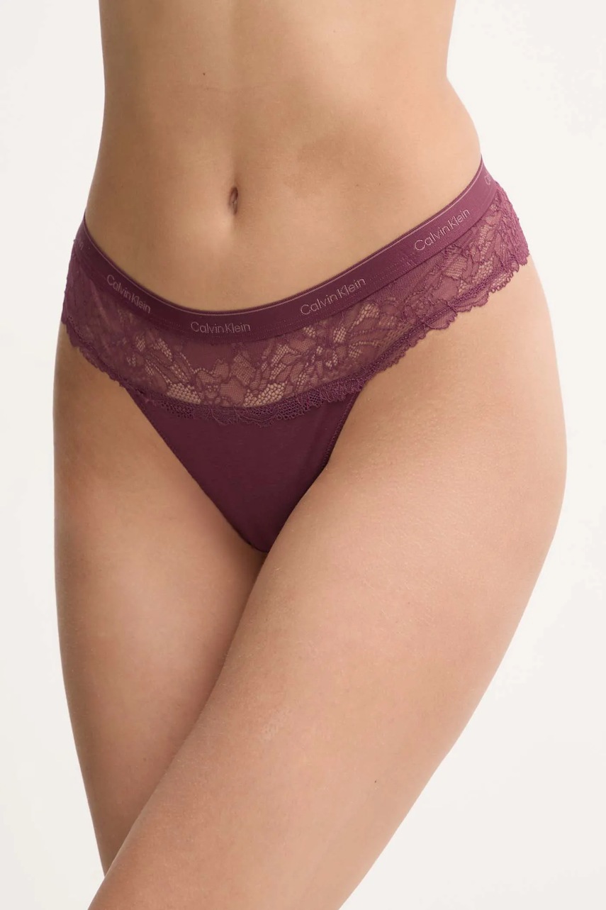 

Прашки Calvin Klein Underwear в розово 000QF7980E, Виолетов