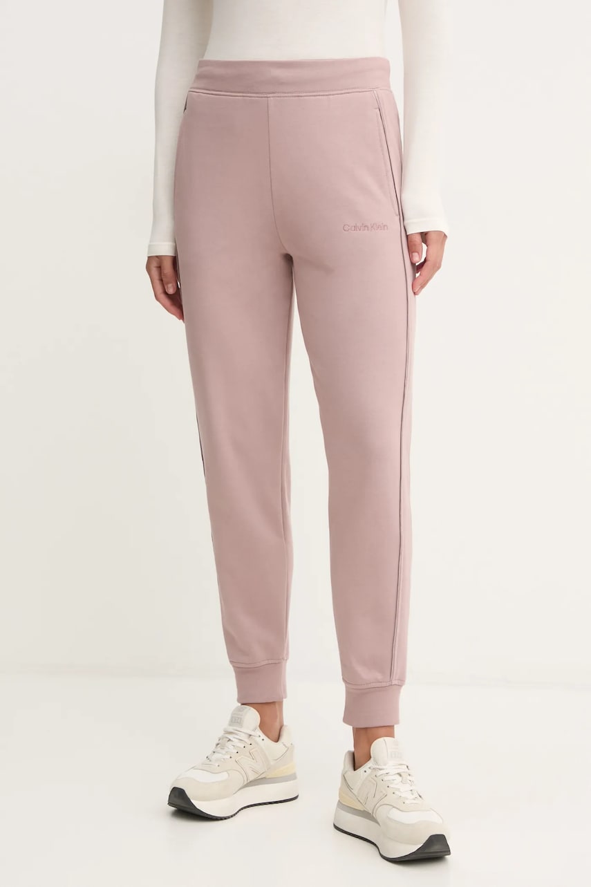 Levně Kalhoty Calvin Klein Underwear hnědá barva, 000QS7286E