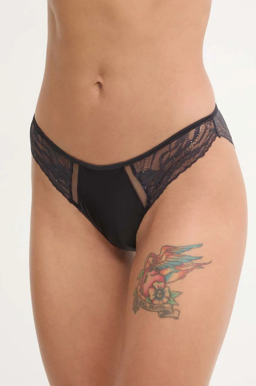 

Бикини Calvin Klein Underwear в черно 000QF7919E, Черен