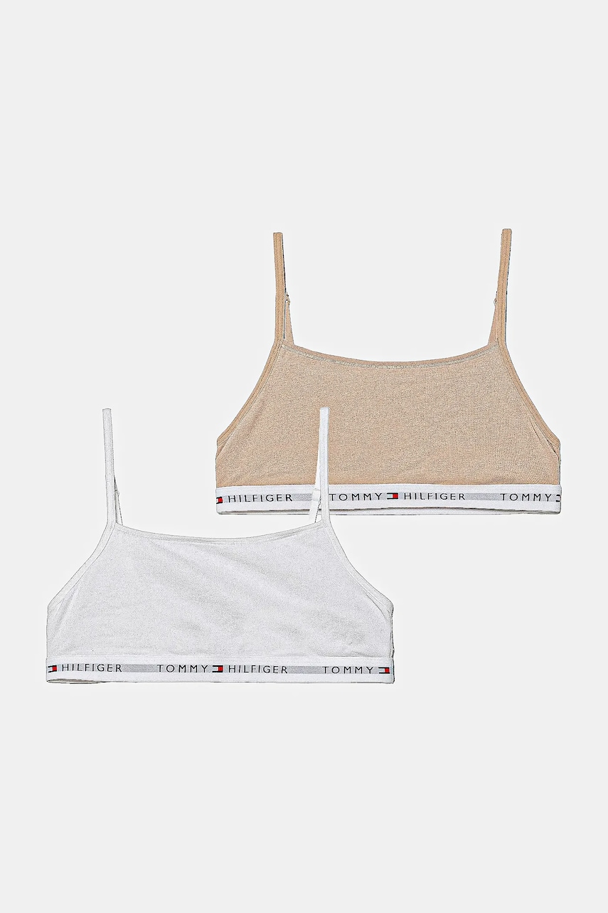 

Сутиен Tommy Hilfiger (2 броя) в бежово UW0UW05528, Бежов