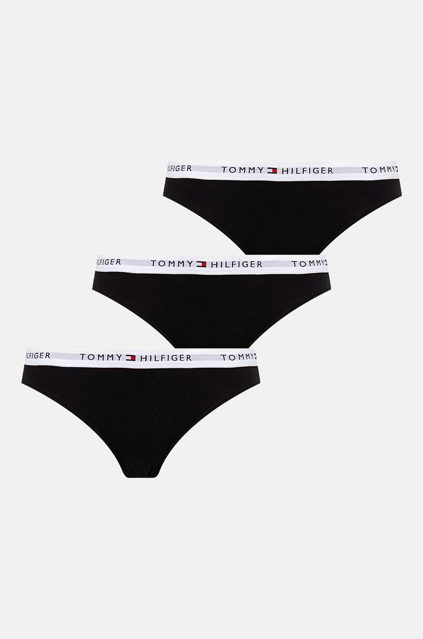 

Прашки Tommy Hilfiger (3 броя) в черно UW0UW05530, Черен