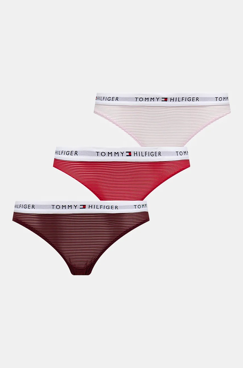 

Бикини Tommy Hilfiger (3 чифта) UW0UW05531, Многоцветен