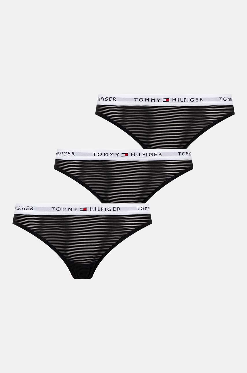 

Прашки Tommy Hilfiger (3 броя) в черно UW0UW05532, Черен
