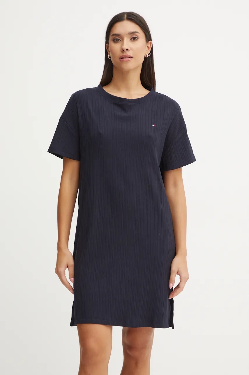 

Нощница Tommy Hilfiger дамска в тъмносиньо UW0UW05569, Тъмносин