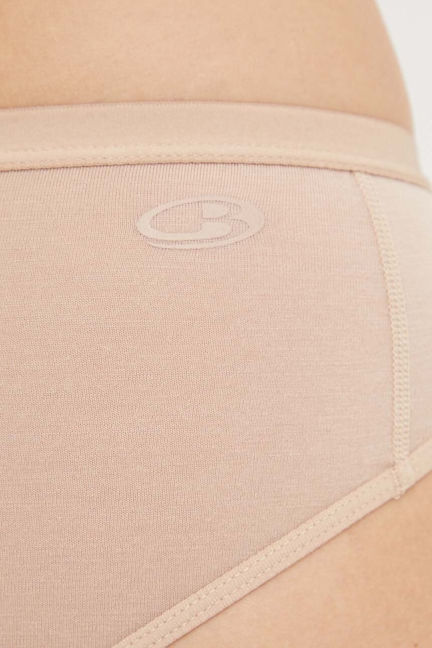 Ισοθερμικά εσώρουχα Icebreaker Siren Hipkini χρώμα: μπεζ, IB1047043471 φωτογραφία