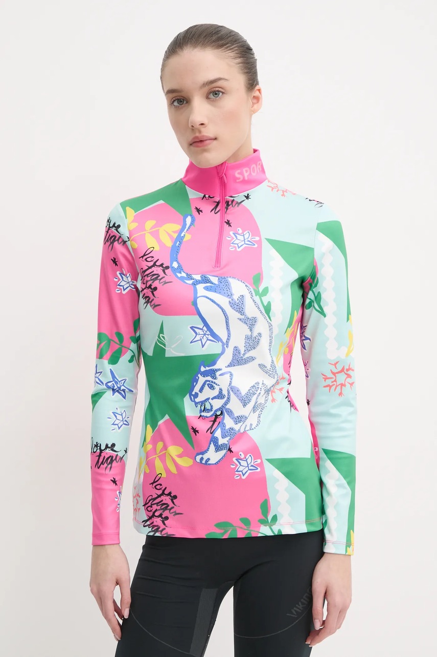 Sportalm longsleeve funcțional Dubai culoarea roz, 1823010722