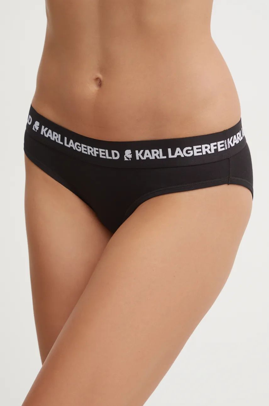 Karl Lagerfeld chiloti 3-pack culoarea negru, 246W2112