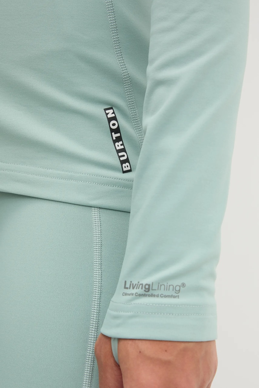 Ισοθερμικό μακρυμάνικο πουκάμισο Burton Heavyweight X Base Layer χρώμα: τιρκουάζ, 222211 φωτογραφία