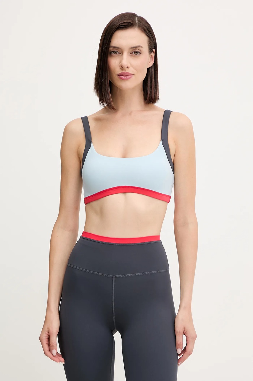 P.E Nation sutien sport Vivid culoarea negru, cu imprimeu, 244C245