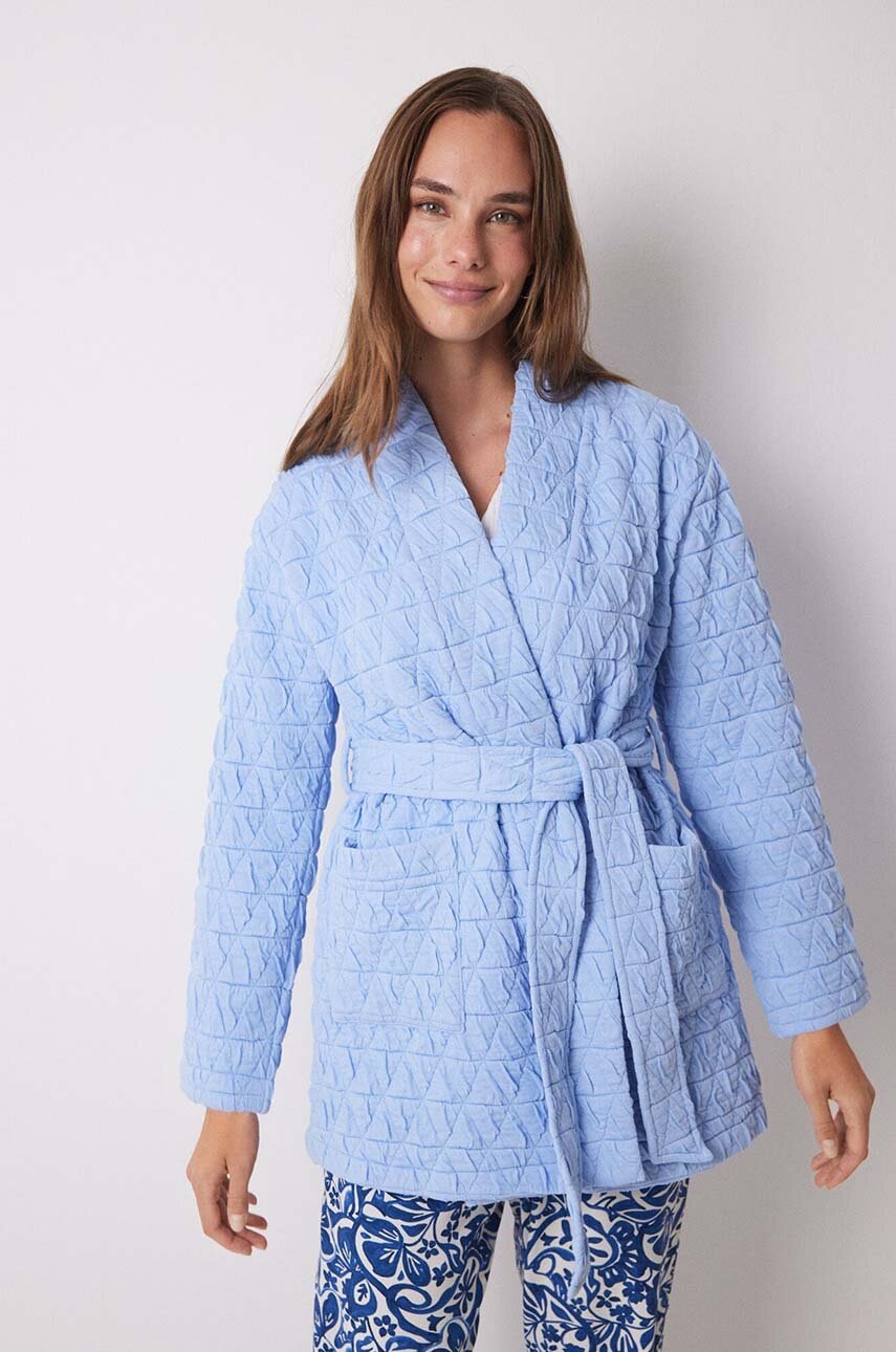 

Халат women'secret MIX AND MATCH SUNDAY BRUNCH в синьо 3148773, Син