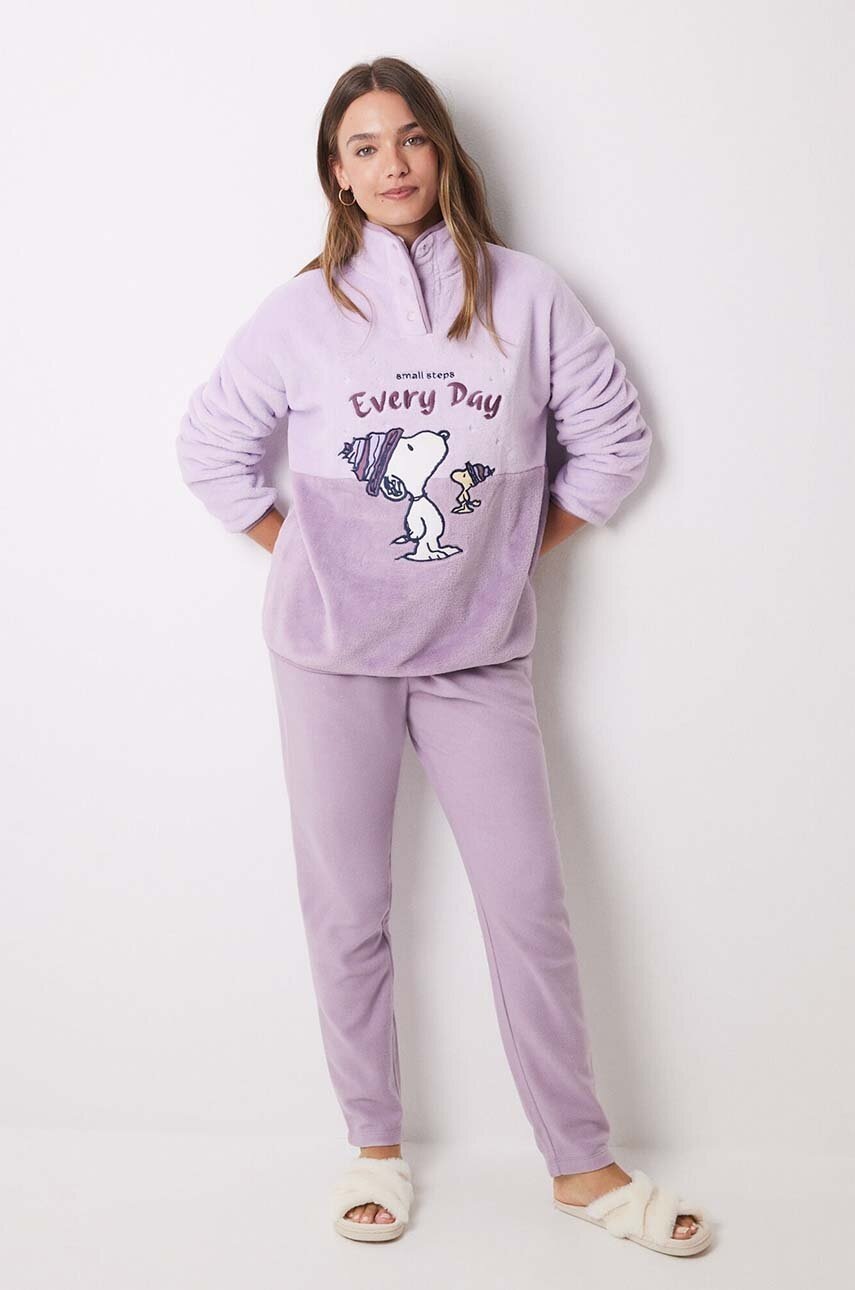 

Пижама women'secret Snoopy дамска в розово 3138580, Розов