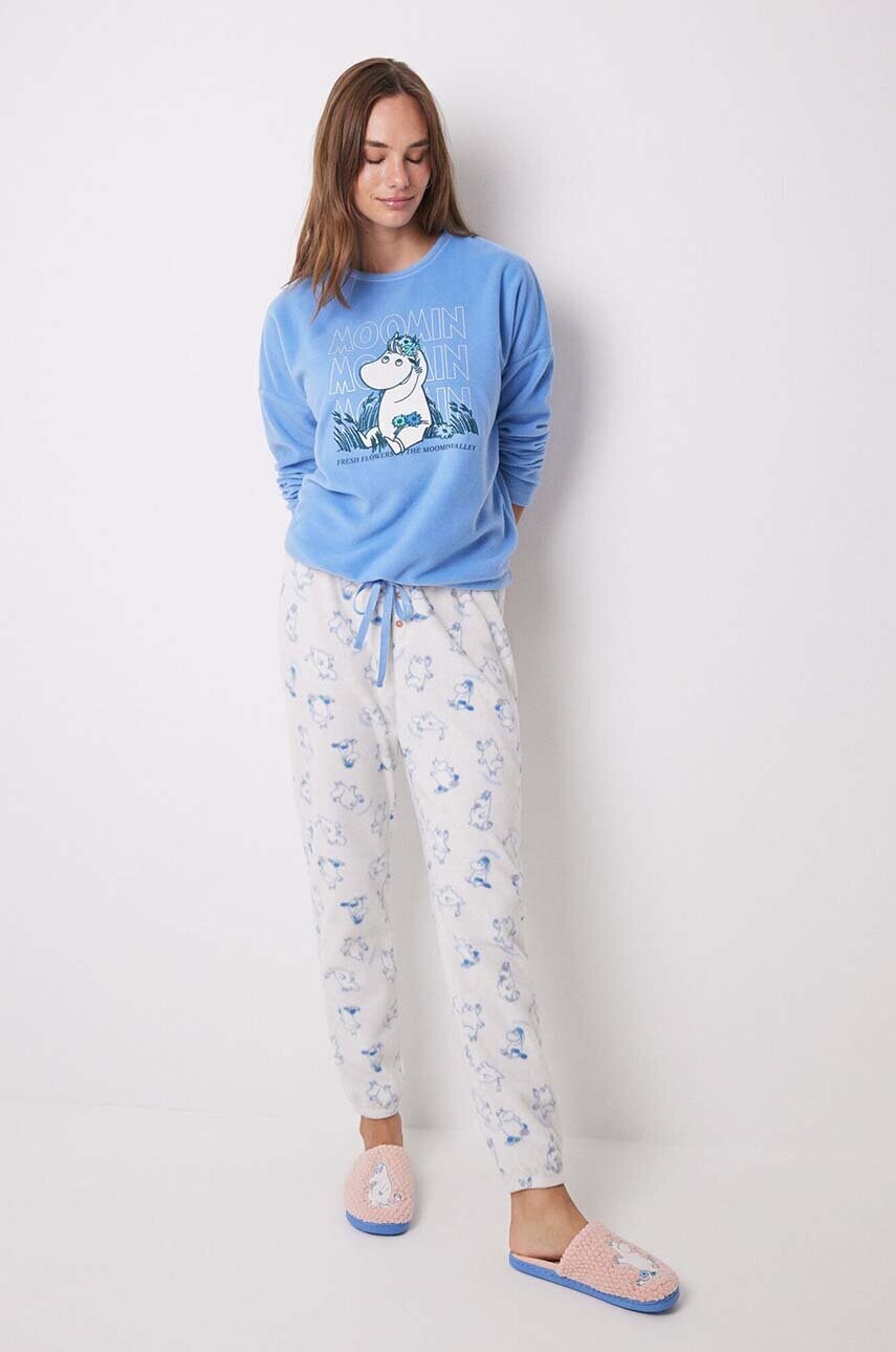 

Пижама women'secret Moomin дамска в синьо 3138553, Син