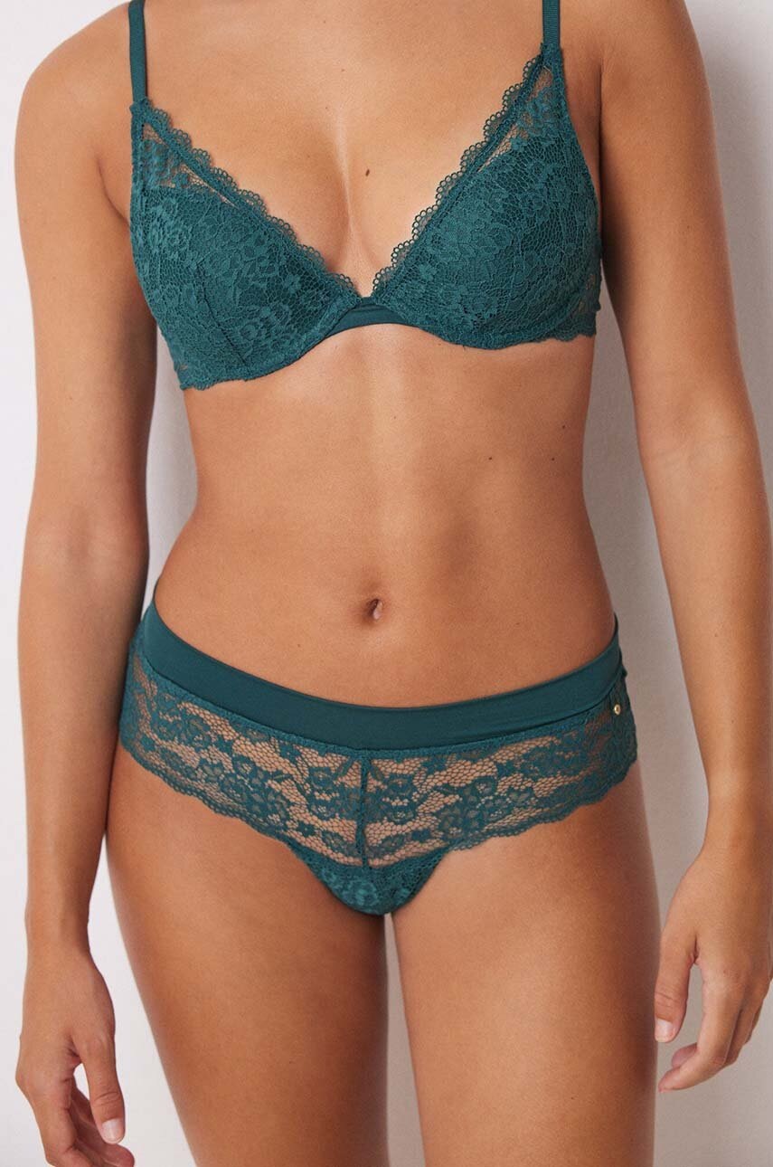 

Бикини тип бразилиана women'secret FEMININE TRENDY в зелено 4218733, Зелен