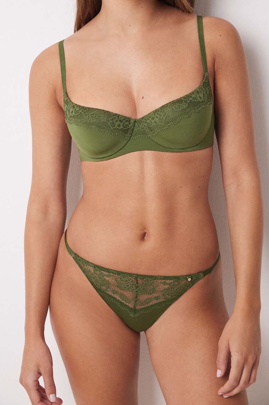 

Бикини women'secret FEMININE TRENDY в зелено 4218723, Зелен
