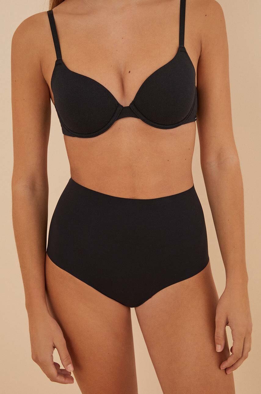 

Оформящи бикини women'secret SHAPEWEAR MICRO THERMO-REGULATING в черно 5182788, Черен