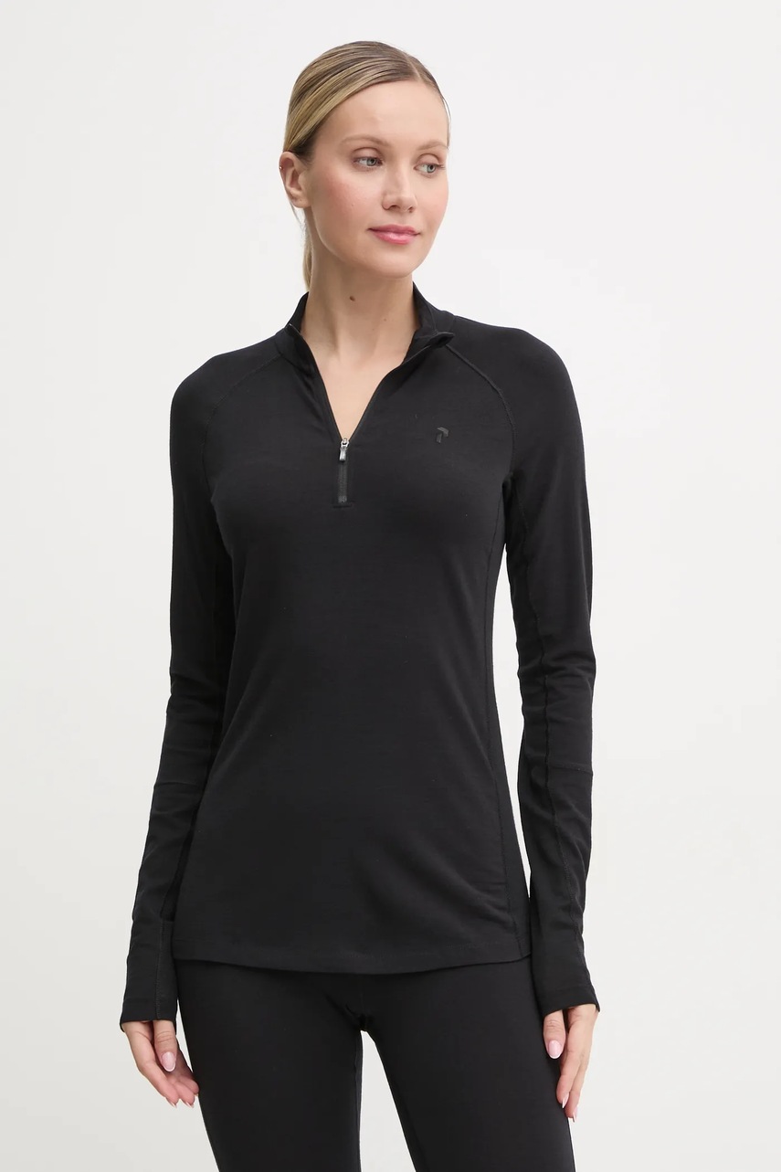 Peak Performance longsleeve funcțional Magic culoarea negru, G79889