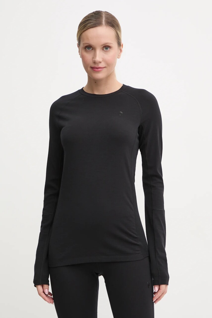 Peak Performance longsleeve funcțional Magic culoarea negru, G79884