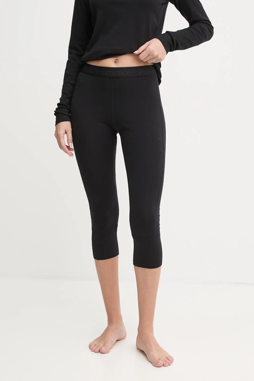 Peak Performance jambiere funcționale Magic culoarea negru, G79836