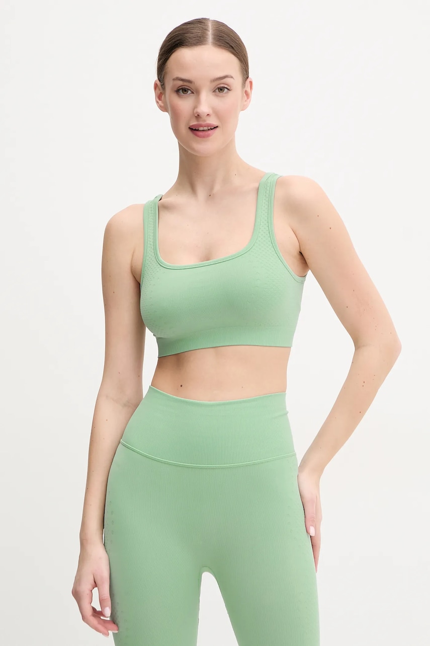 Casall sutien yoga Scallop culoarea roz, uni, 24214