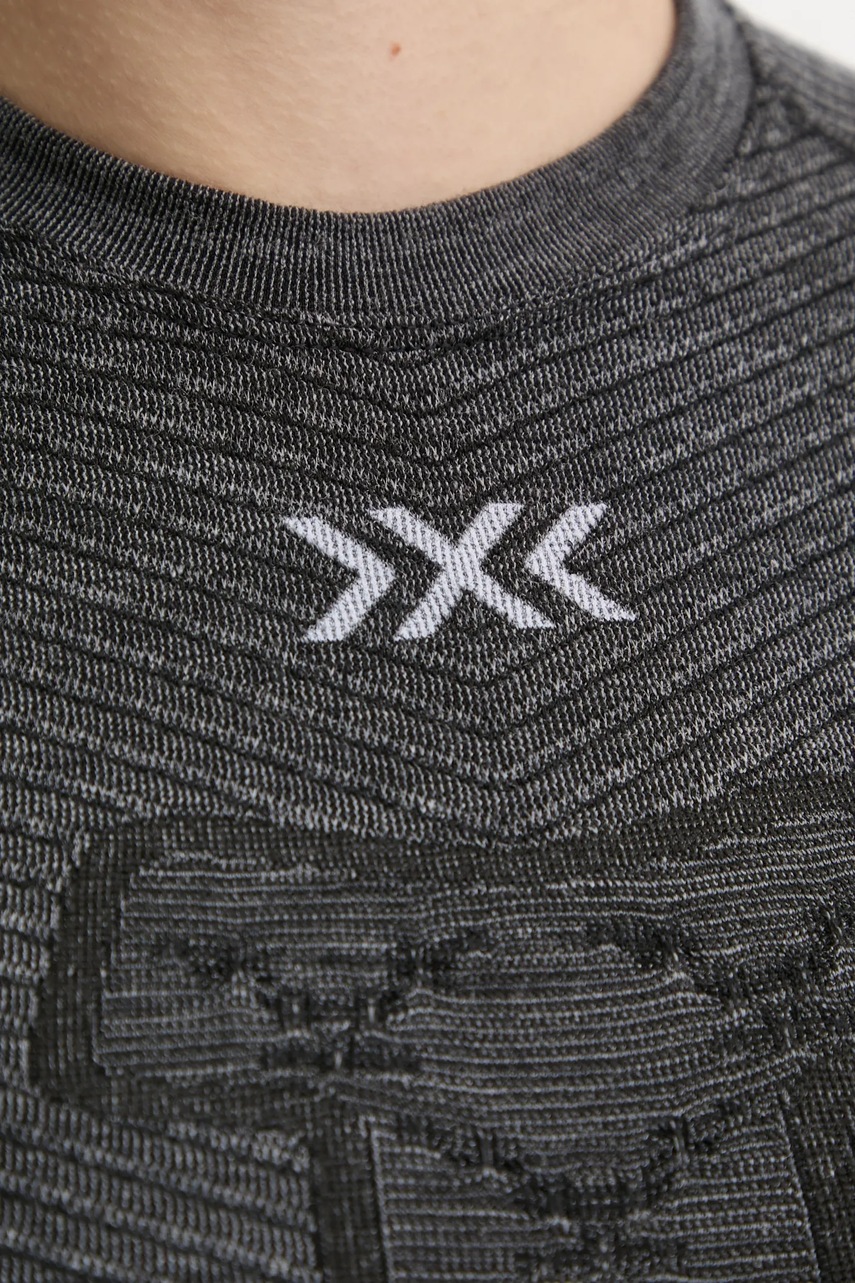 Функціональний лонгслів X-Bionic Symbio Merino колір сірий YTB2W24W 