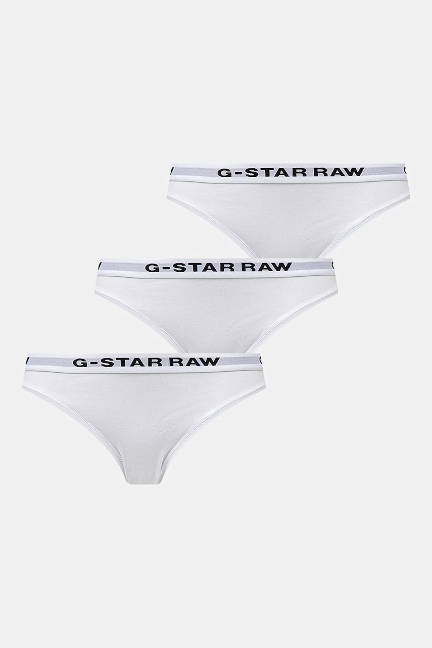 G-Star chiloți 3-pack culoarea alb, D23775-D516