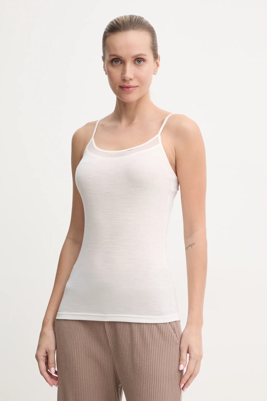 Chantelle top lenjerie de lână FEMILET culoarea bej, FN1581