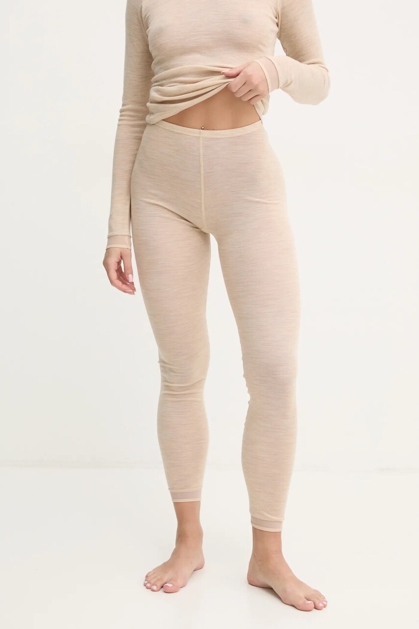 Chantelle leggings de lână FEMILET culoarea bej, FN1500