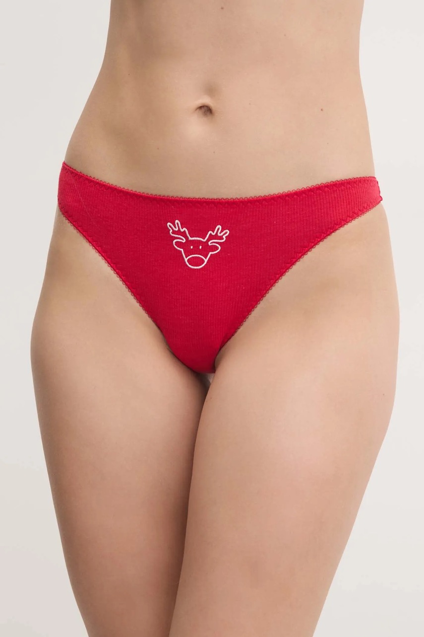 

Бикини тип бразилиана United Colors of Benetton в червено 37AH1S02H, Червен