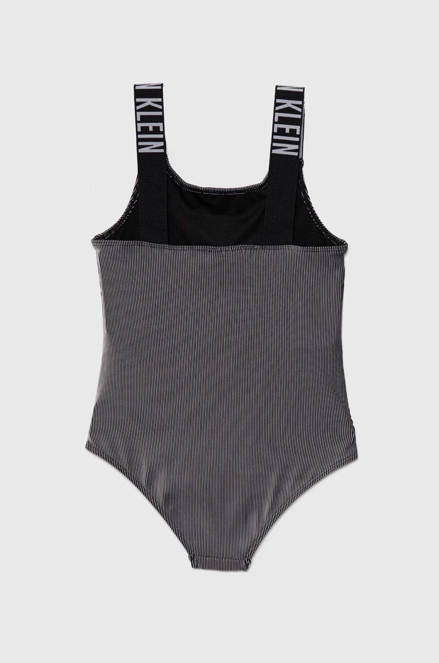 Детский слитный купальник Calvin Klein Jeans цвет чёрный KY0KY00089