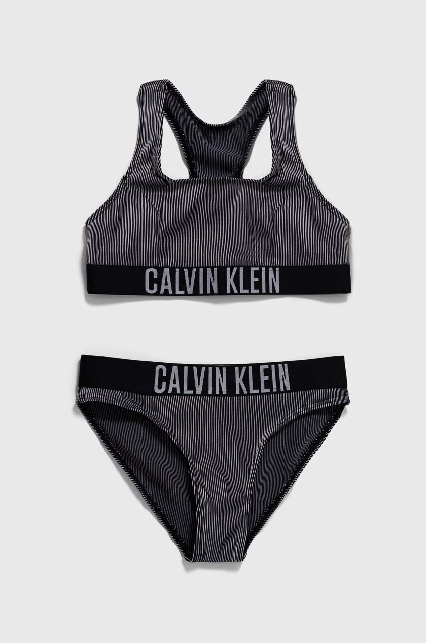 

Детски бански от две части Calvin Klein Jeans в черно KY0KY00088, Черен