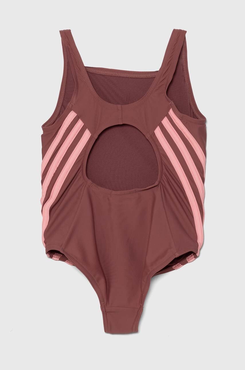 Детский слитный купальник adidas Performance 3S SWIMSUIT цвет розовый IY5067