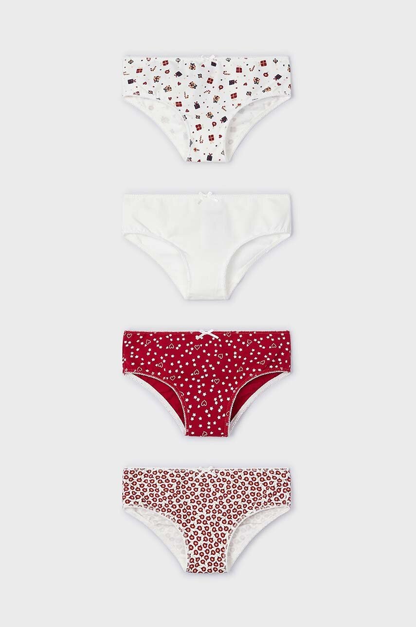 

Детски бикини Mayoral (3 чифта) в червено 10791, Червен