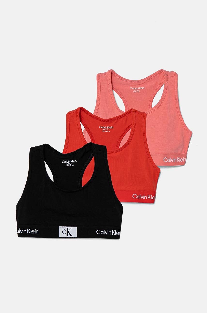 

Детски сутиен Calvin Klein Underwear (3 броя) G80G800698, Многоцветен