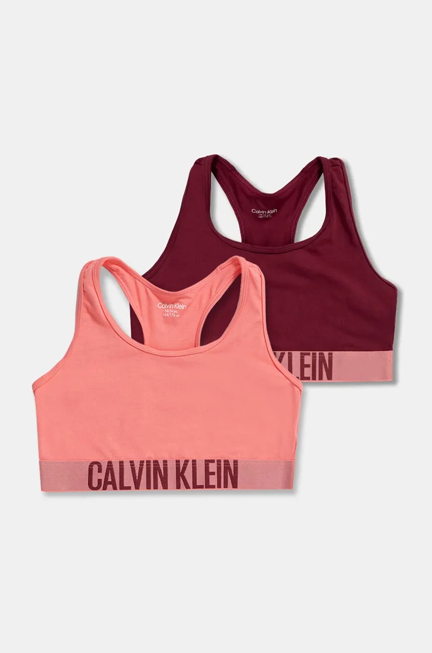 

Детски сутиен Calvin Klein Underwear (2 броя) в бордо G80G800700