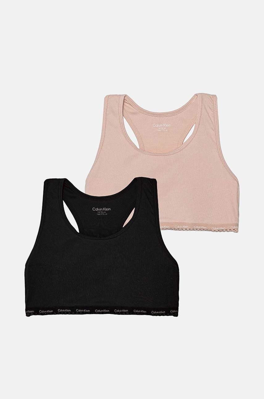 

Детски сутиен Calvin Klein Underwear (2 броя) в розово G80G800703, Розов