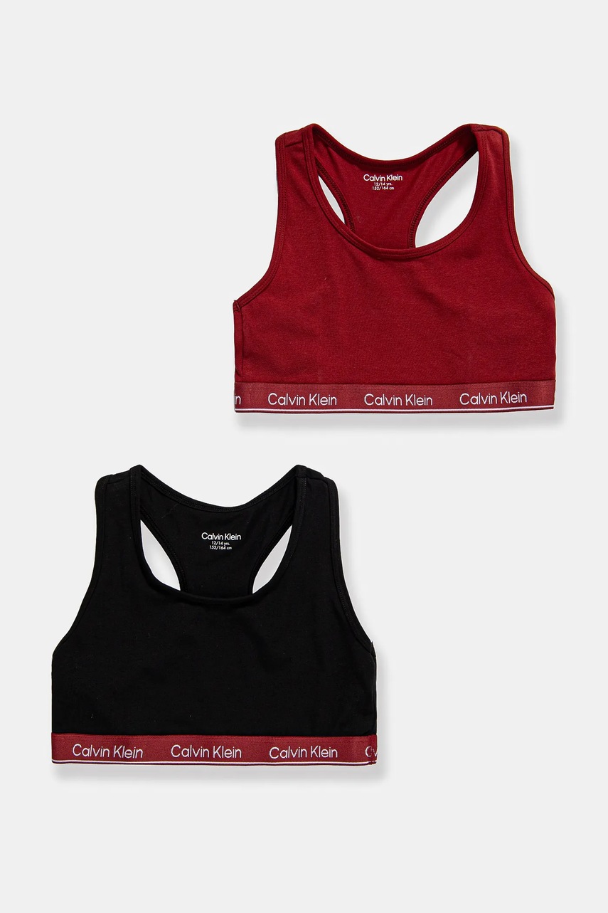 

Спортен сутиен Calvin Klein Underwear (2 броя) в червено G80G800710, Червен