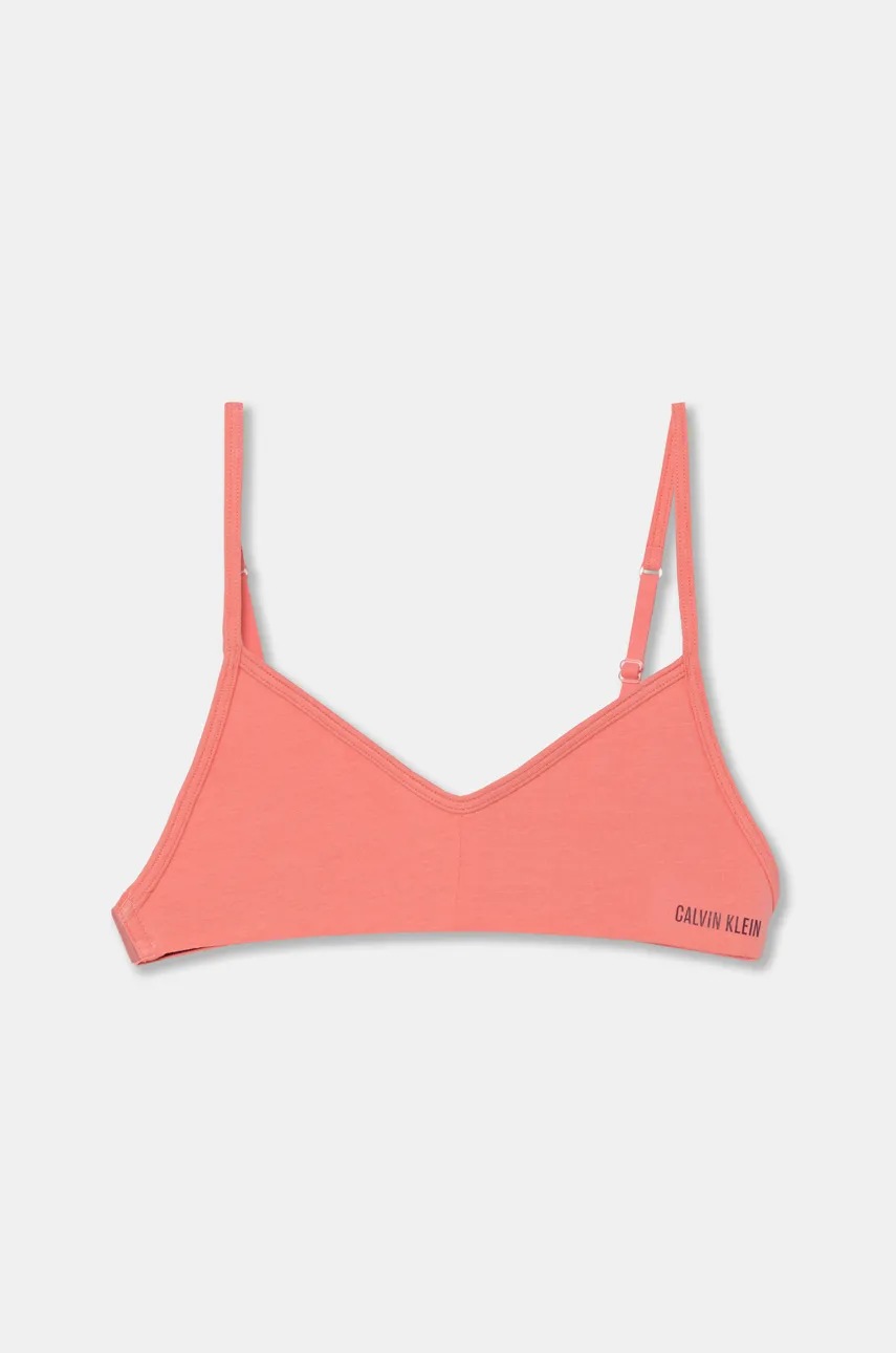 Levně Dětská podprsenka Calvin Klein Underwear růžová barva, G80G800714