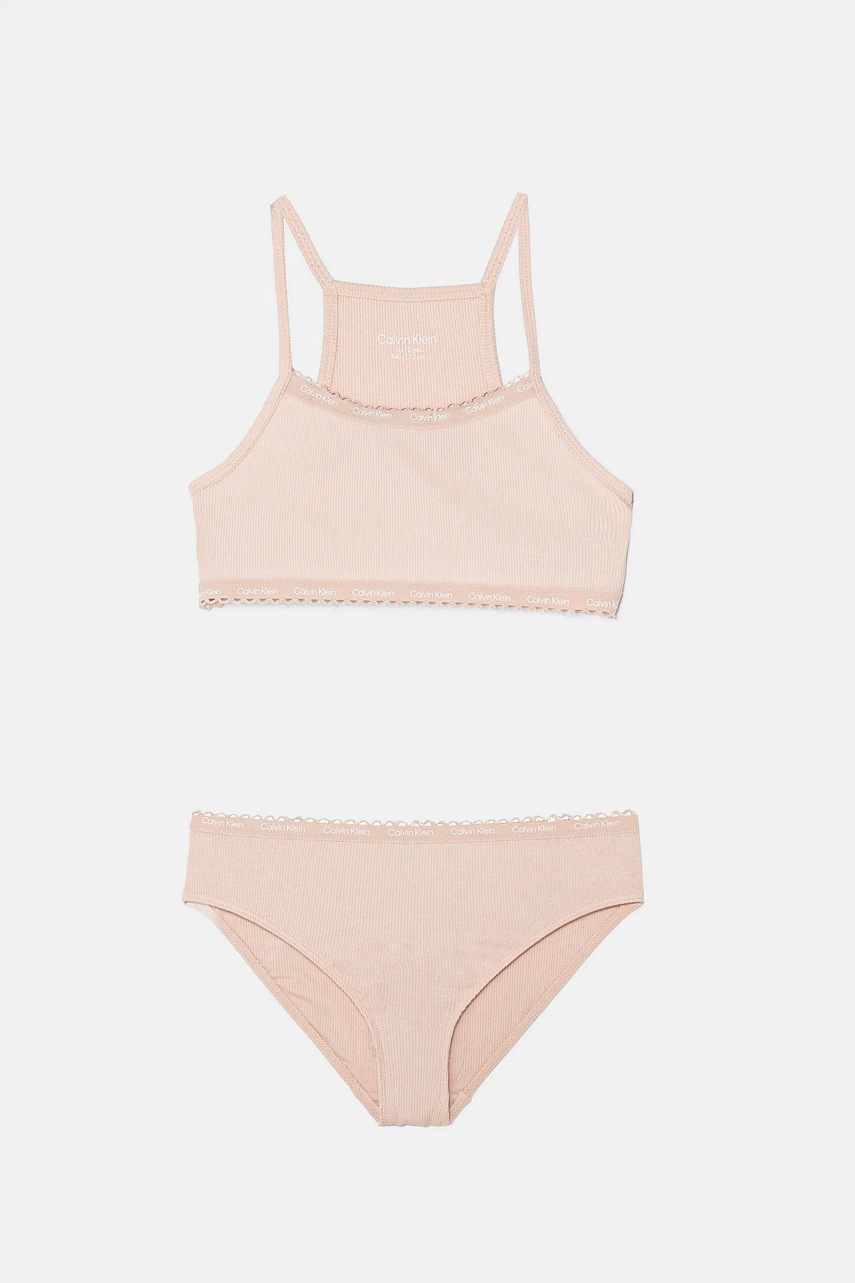 

Детски комплект Calvin Klein Underwear в оранжево G80G800721, Оранжев