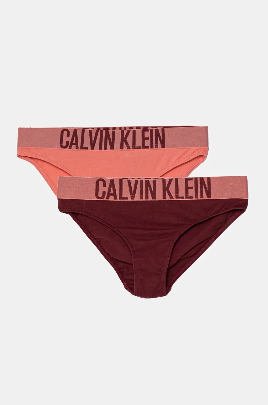 

Детски бикини Calvin Klein Underwear (2 броя) в бордо G80G800701