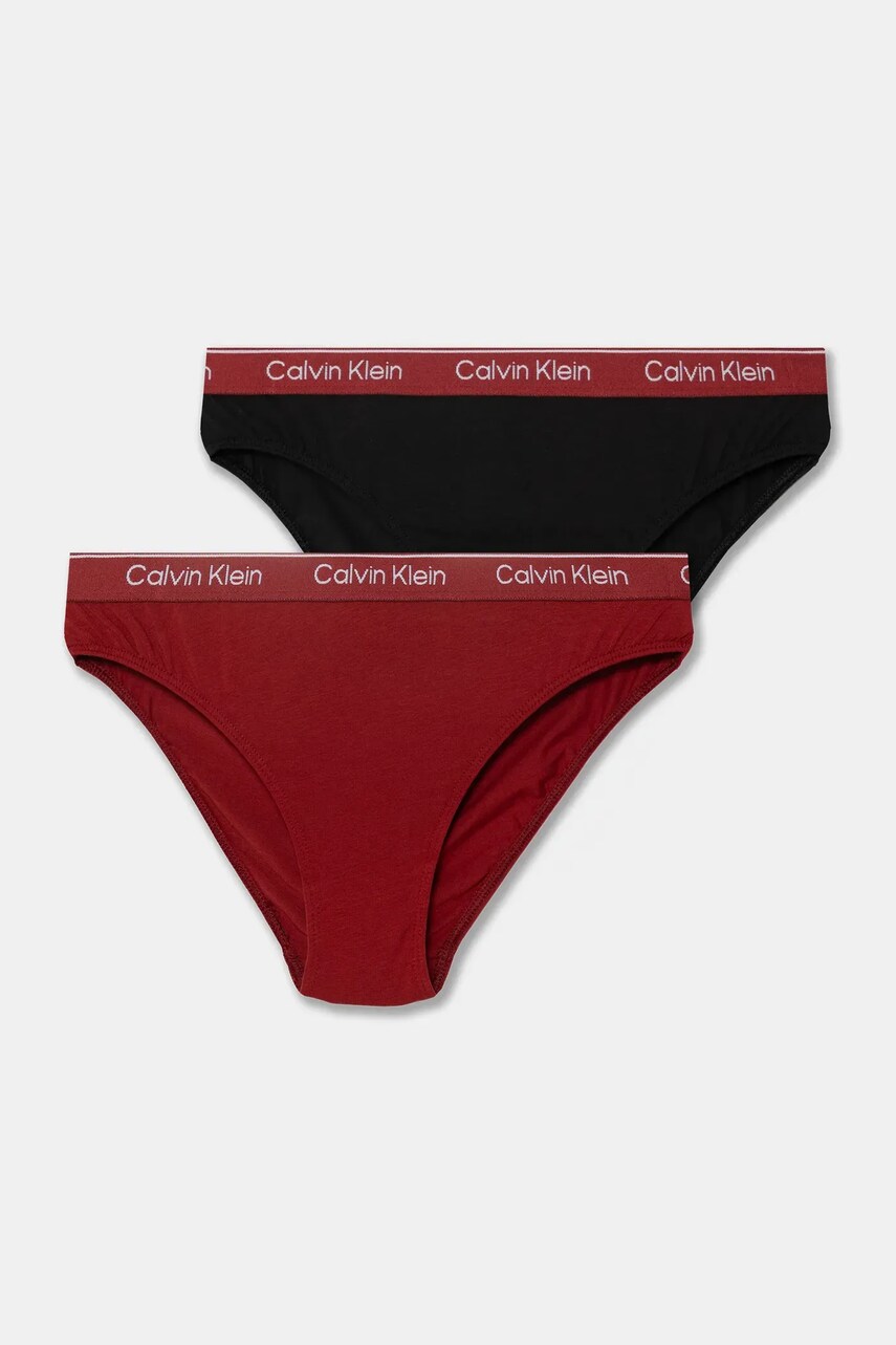 

Детски бикини Calvin Klein Underwear (2 броя) в бордо G80G800711, Червен