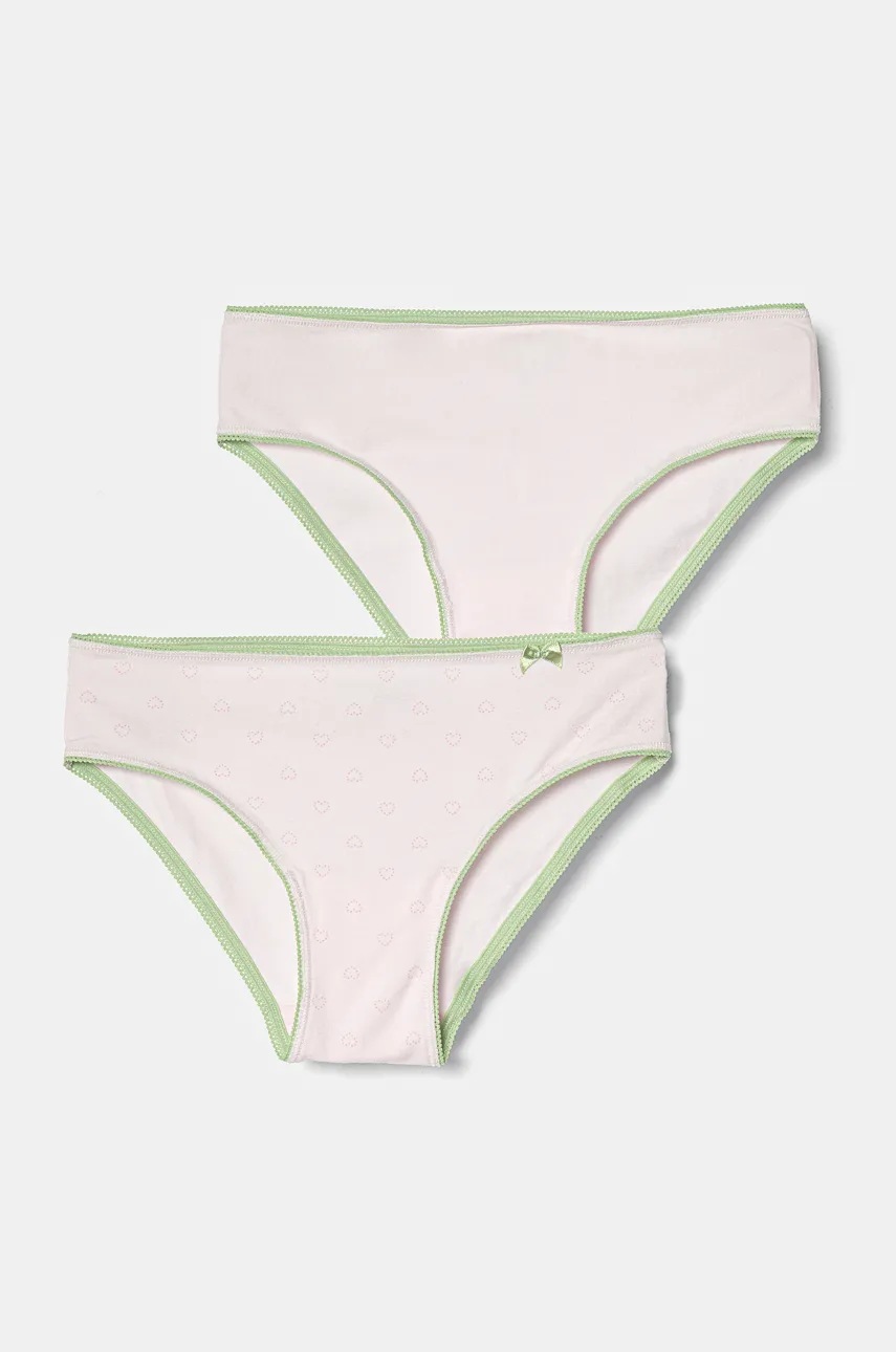 United Colors of Benetton chiloti copii 2-pack culoarea roz, 3SP20S025